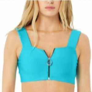 ALO Yoga Turquoise Fast Bra size Large